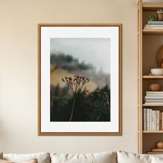 Quadro Em Tela Canvas Natureza Minimalista Flores