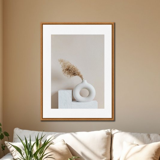 Quadro Em Tela Canvas Natureza Minimalista Plantas Secas