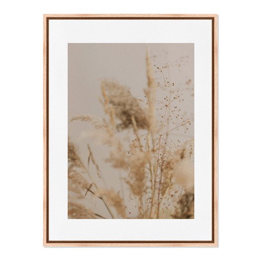 Quadro Em Tela Canvas Natureza Minimalista Plantas Secas
