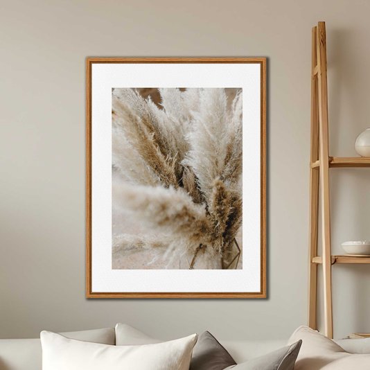 Quadro Em Tela Canvas Natureza Minimalista Plantas Secas