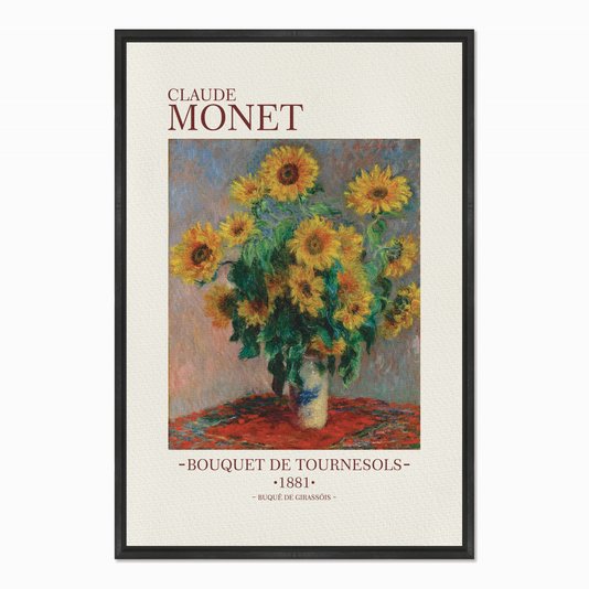 Quadro em Tela Canvas Os Girassóis de Claude Monet