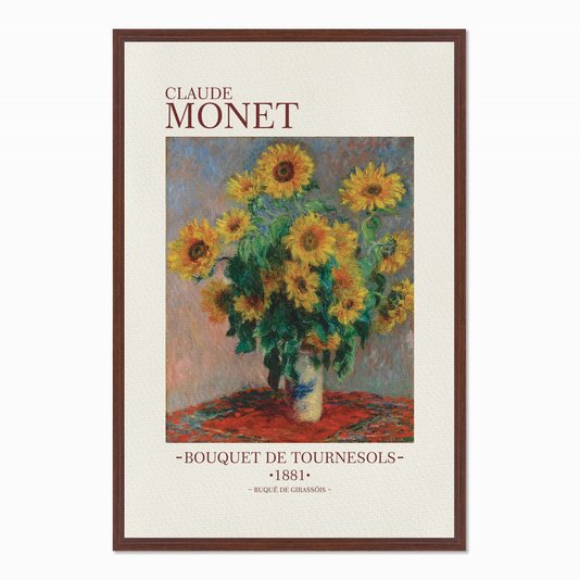 Quadro em Tela Canvas Os Girassóis de Claude Monet