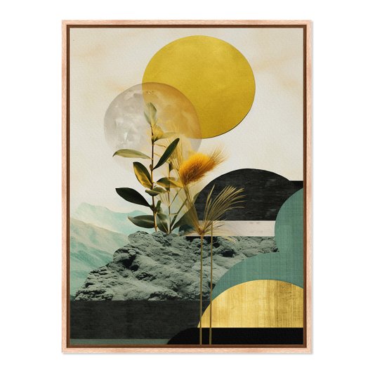Quadro em Tela Canvas Paisagem Com Natureza Abstrata