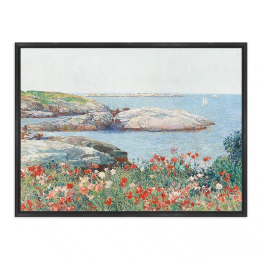 Quadro Em Tela Canvas "Papoulas, Ilhas de Shoals" de Frederick Childe Hassam