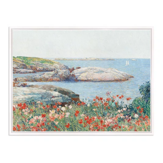 Quadro Em Tela Canvas "Papoulas, Ilhas de Shoals" de Frederick Childe Hassam