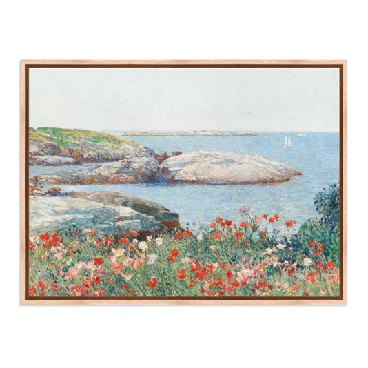 Quadro Em Tela Canvas "Papoulas, Ilhas de Shoals" de Frederick Childe Hassam