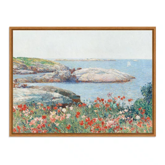 Quadro Em Tela Canvas "Papoulas, Ilhas de Shoals" de Frederick Childe Hassam