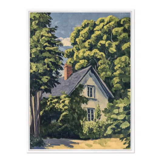 Quadro Em Tela Canvas Pintura Casa de Campo Estilo Modern Heritage