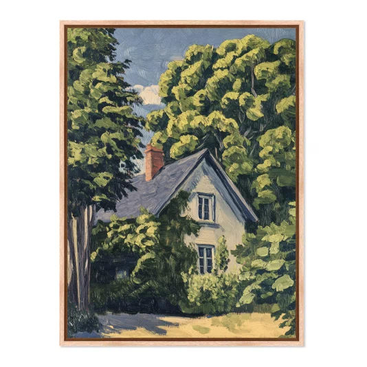 Quadro Em Tela Canvas Pintura Casa de Campo Estilo Modern Heritage