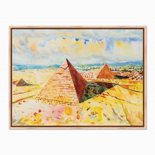 Quadro em Tela Canvas Pirâmides no Egito