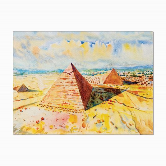 Quadro em Tela Canvas Pirâmides no Egito