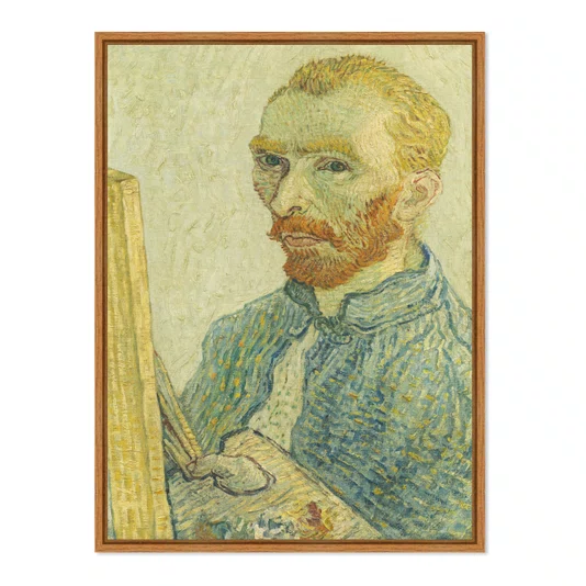 Quadro Em Tela Canvas "Retrato de Vincent van Gogh"