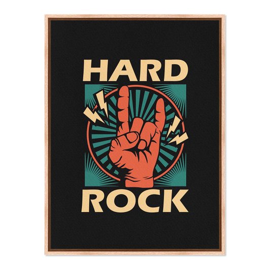 Quadro Em Tela Canvas Rock And Roll Hard Rock