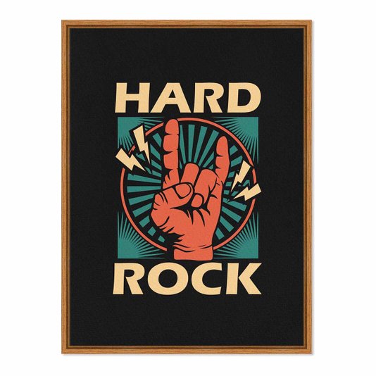 Quadro Em Tela Canvas Rock And Roll Hard Rock