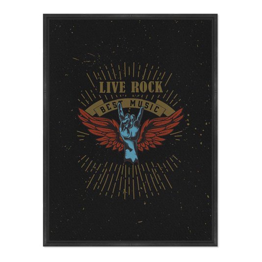 Quadro Em Tela Canvas Rock And Roll Live Rock