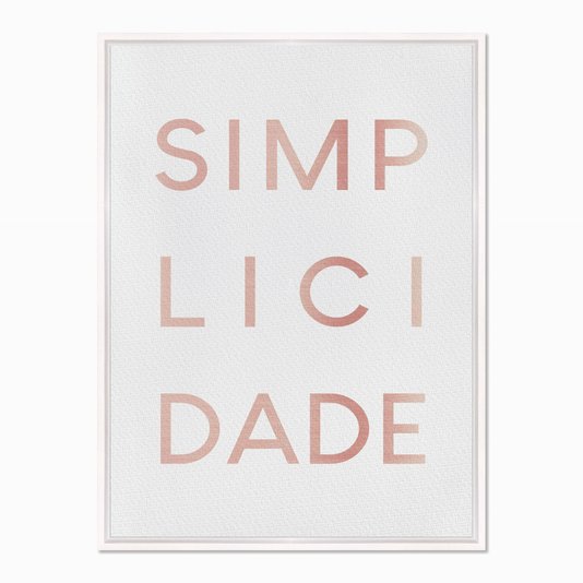 Quadro em Tela Canvas Simplicidade