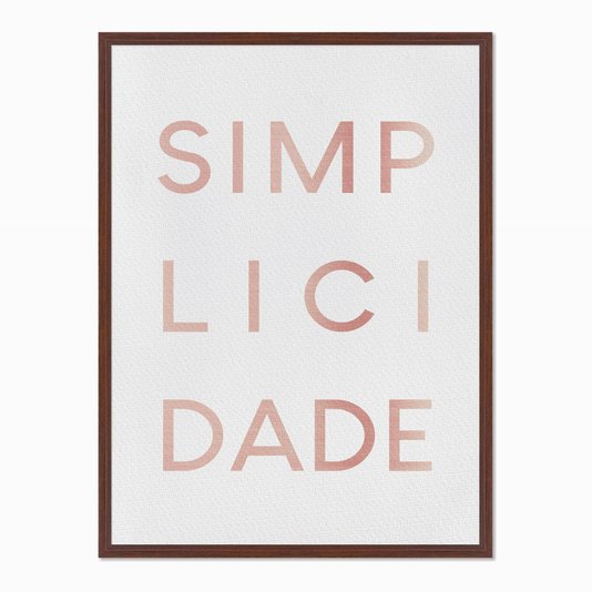 Quadro em Tela Canvas Simplicidade