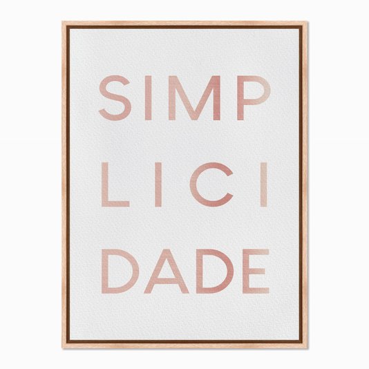Quadro em Tela Canvas Simplicidade