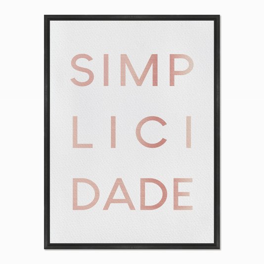 Quadro em Tela Canvas Simplicidade