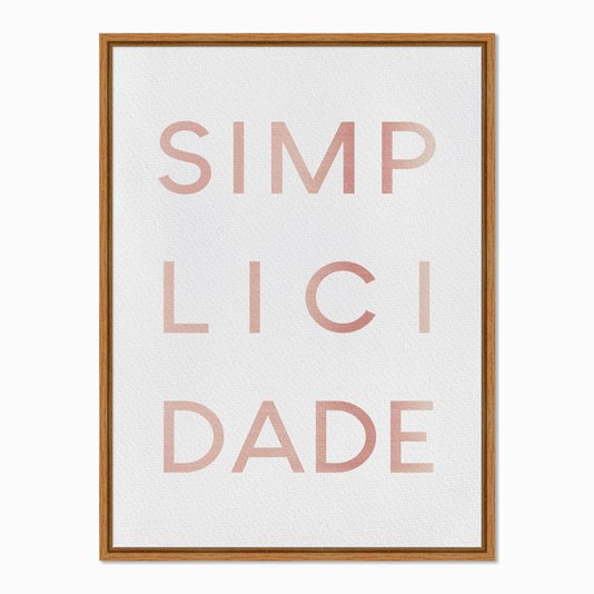 Quadro em Tela Canvas Simplicidade