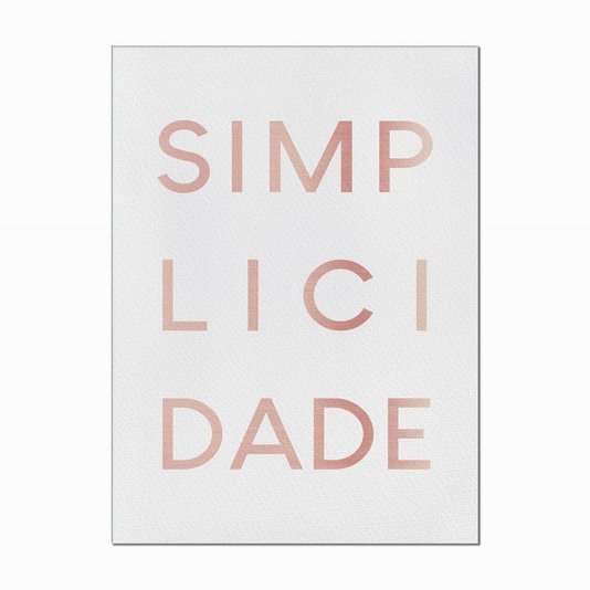 Quadro em Tela Canvas Simplicidade