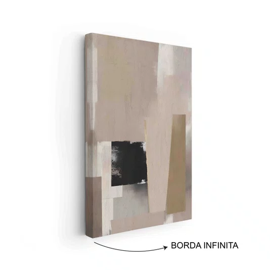 Quadro Em Tela Canvas Textura Abstrata Estilo Modern Heritage