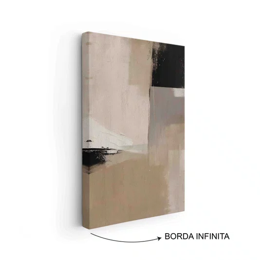 Quadro Em Tela Canvas Textura Abstrata Estilo Modern Heritage