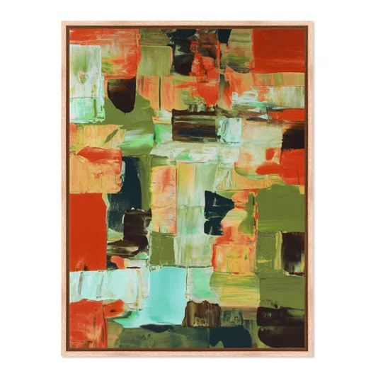 Quadro Em Tela Canvas Textura Pincelada Estilo Modern Heritage