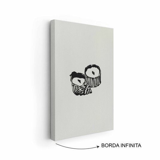 Quadro Em Tela Canvas Velas Minimalistas Estilo Japandi