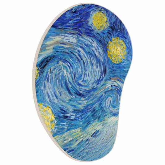 Quadro Orgânico Decorativo A Noie Estrelada de Van Gogh