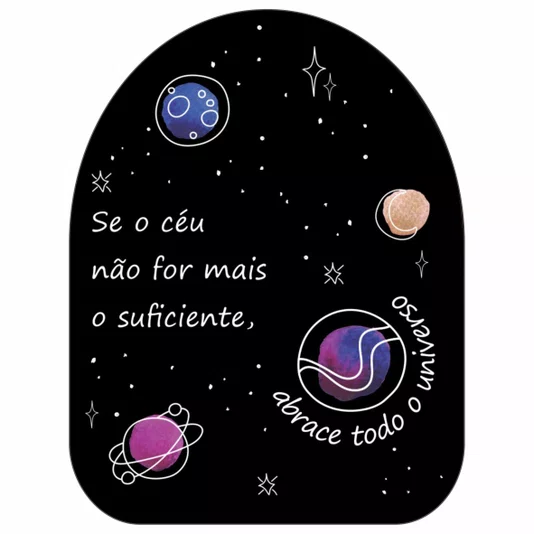 Quadro Orgânico Decorativo Abrace Todo o Universo