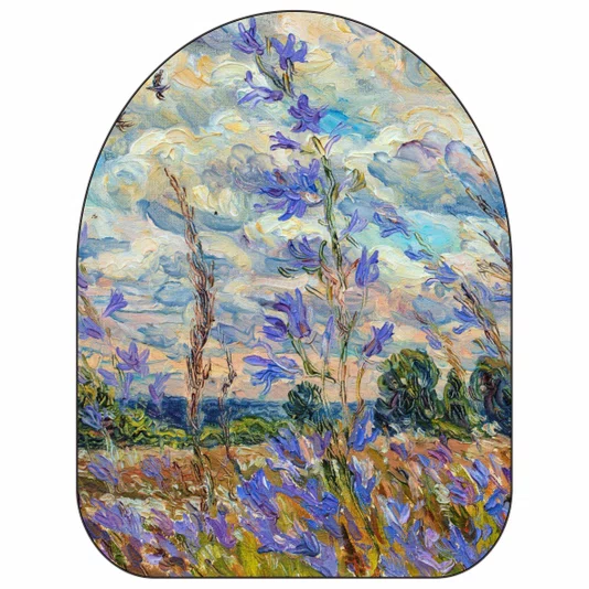 Quadro Orgânico Decorativo Campo de Lavanda