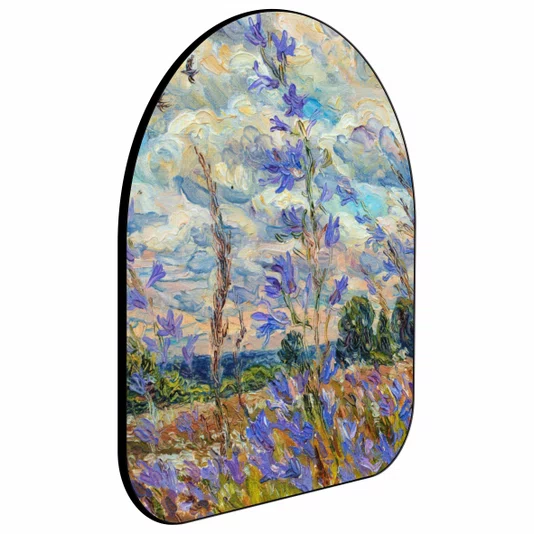 Quadro Orgânico Decorativo Campo de Lavanda
