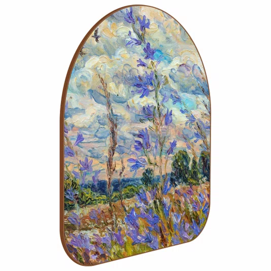 Quadro Orgânico Decorativo Campo de Lavanda