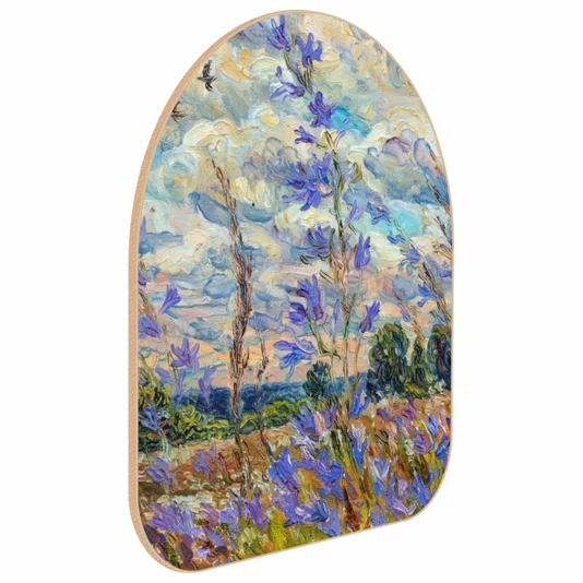 Quadro Orgânico Decorativo Campo de Lavanda