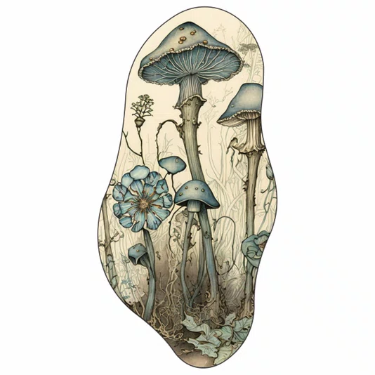 Quadro Orgânico Decorativo Cogumelos