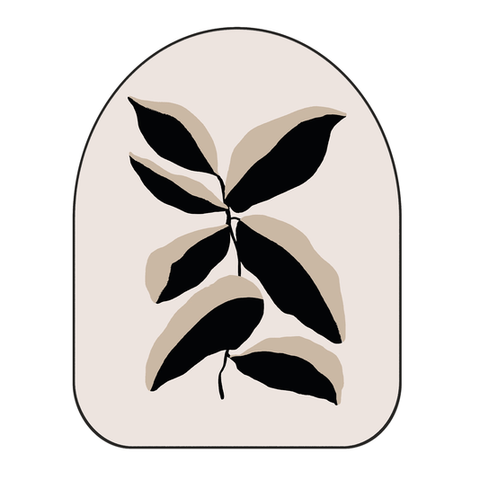 Quadro Orgânico Decorativo Folhagem Minimalista Estilo Japandi