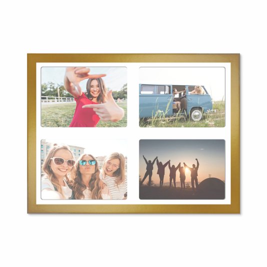 Quadro Painel de Parede para 4 fotos 15x21cm