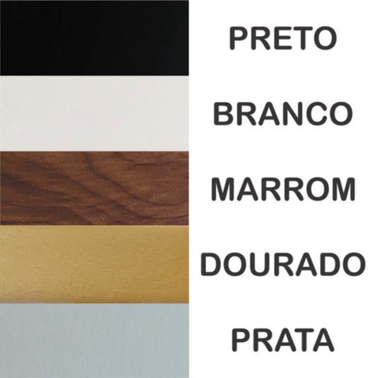 Quadro Painel de Parede para 4 fotos 15x21cm e 12 fotos 13x18cm