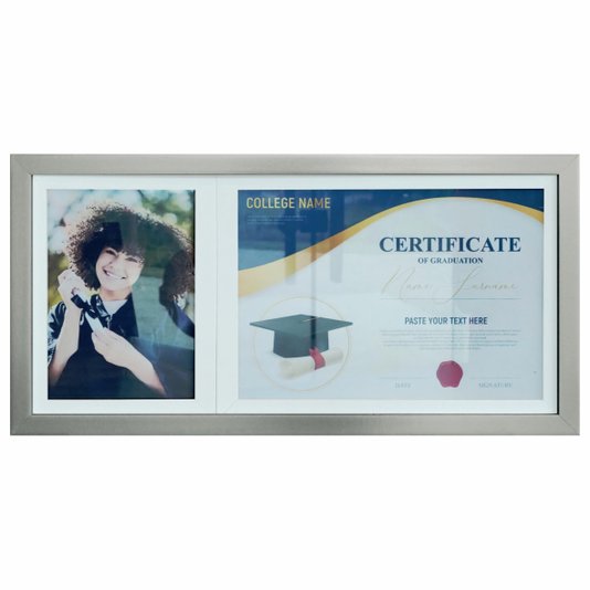 Quadro Painel para Fotos Certificado e Diploma com Acetato