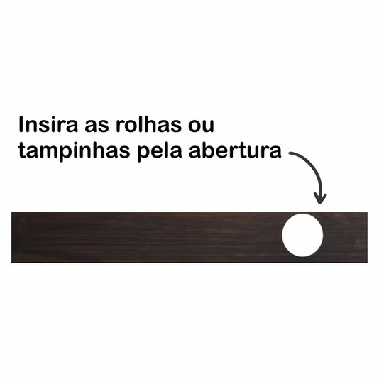 Quadro Porta Rolhas Bons Momentos = Bons Vinhos