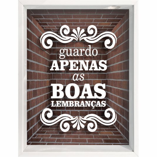 Quadro Porta Rolhas Guardo Apenas as Boas Lembranças