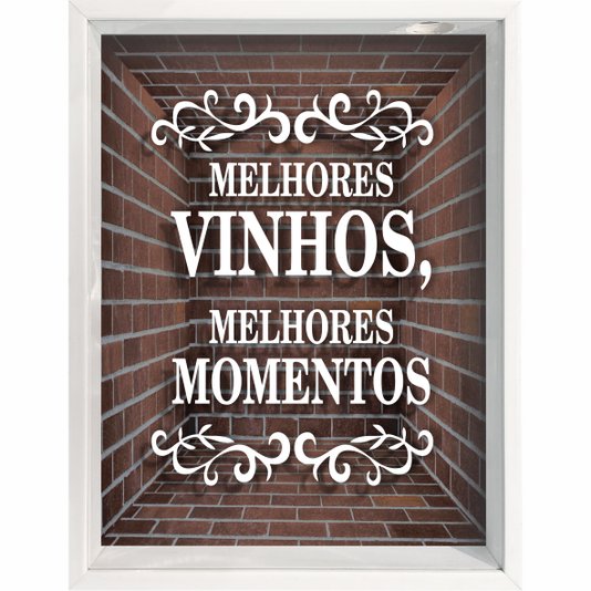 Quadro Porta Rolhas Melhores Vinhos, Melhores Momentos