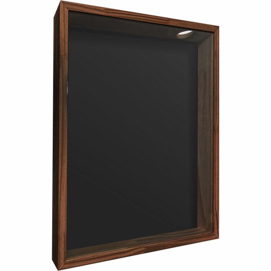 Quadro Porta Rolhas ou Tampinhas Com Moldura em Madeira Pinus - 1,5x4,5