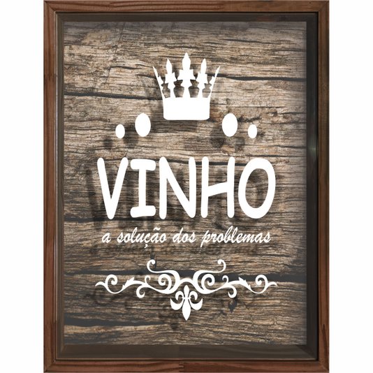 Quadro Porta Rolhas Vinho a Solução dos Seus Problemas