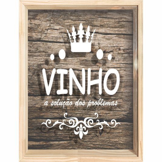Quadro Porta Rolhas Vinho a Solução dos Seus Problemas