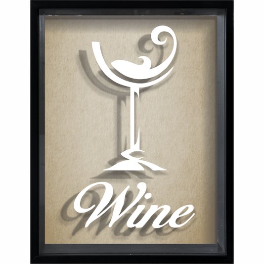 Quadro Porta Rolhas Wine