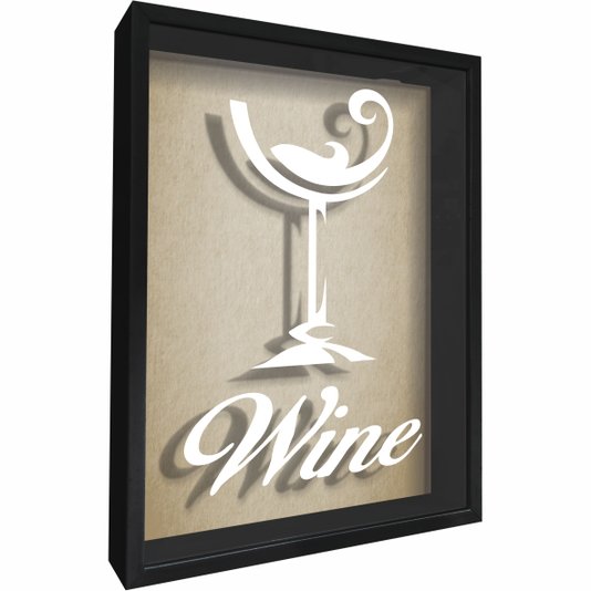 Quadro Porta Rolhas Wine
