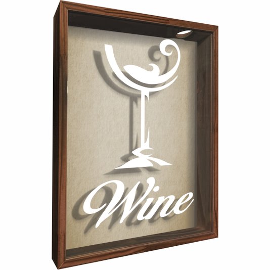 Quadro Porta Rolhas Wine
