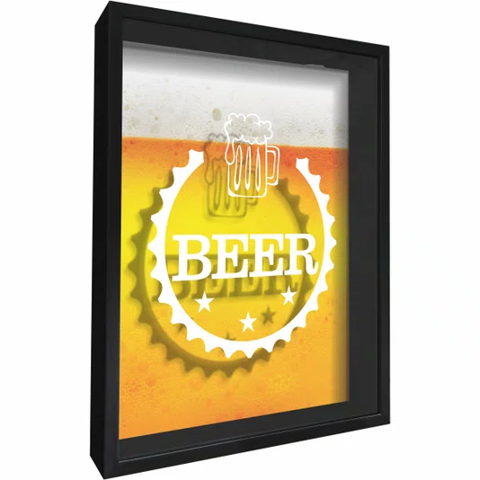 Quadro Porta Tampinhas Beer